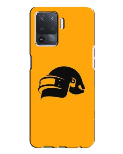 Чехол для OPPO A94 с картинкой «PUBG — золотой шлем»