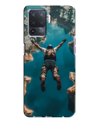 Чехол для OPPO A94 с картинкой «PUBG — свободное падение»