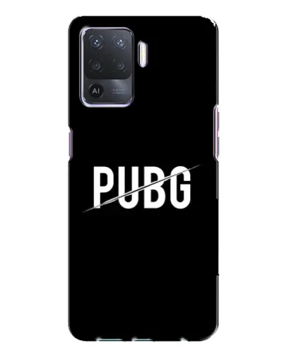 Чехол для OPPO A94 с картинкой «PUBG — белый логотип»