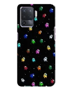 Чохол для OPPO A94 з картинкою «Екіпаж Among Us»