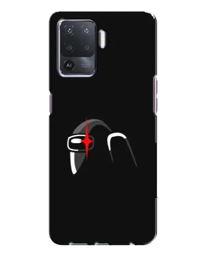Чехол для OPPO A94 с картинкой «Among Us шлем»