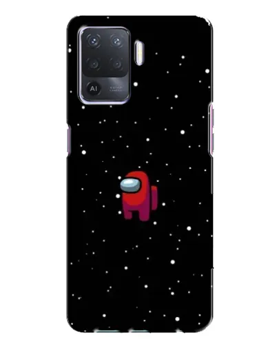Чехол для OPPO A94 с картинкой «Красный Among Us»