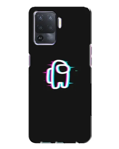 Чехол для OPPO A94 с картинкой «Among Us неон»