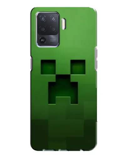 Чехол для OPPO A94 с картинкой «Крипер микро-дизайн»