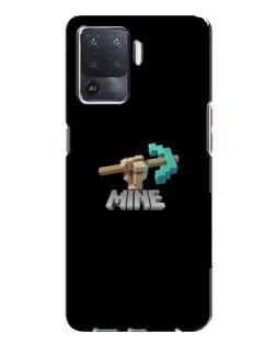 Чехол для OPPO A94 с картинкой «Алмазная кирка»