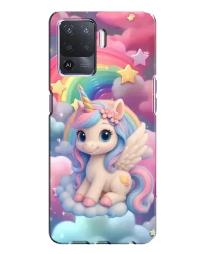 Чехол для OPPO A94 с картинкой «Маленький единорог»