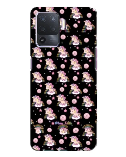 Чехол для OPPO A94 с картинкой «Magic Unicorn паттерн»