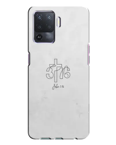 Чохол для OPPO A94 з картинкою «Івана 3:16 Хрест» Чохол для OPPO A94 з картинкою «Івана 3:16 Хрест»