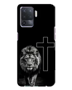 Чохол для OPPO A94 з картинкою «Лев та Хрест»