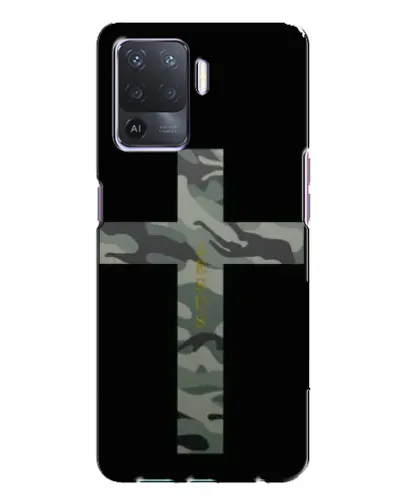 Чохол для OPPO A94 з картинкою «Мілітарі Хрест» Чохол для OPPO A94 з картинкою «Мілітарі Хрест»