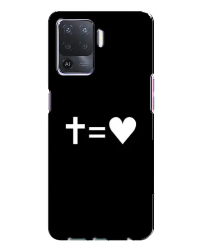 Чохол для OPPO A94 з картинкою «Хрест та Серце» Чохол для OPPO A94 з картинкою «Хрест та Серце»