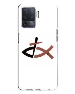 Чохол для OPPO A94 з картинкою «Риба та хрест»