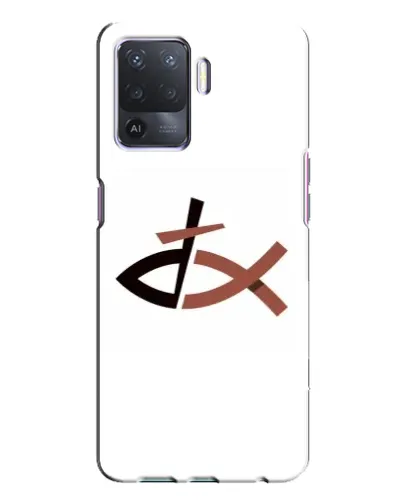 Чохол для OPPO A94 з картинкою «Риба та хрест» Чохол для OPPO A94 з картинкою «Риба та хрест»