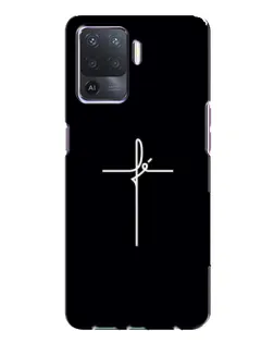 Чехол для OPPO A94 с картинкой «Тонкий крест»