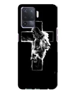 Чехол для OPPO A94 с картинкой «Сияющий крест Jesus»