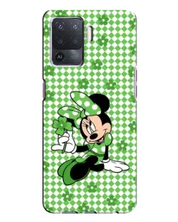 Чехол для OPPO A94 с картинкой «Mickey в клетку»