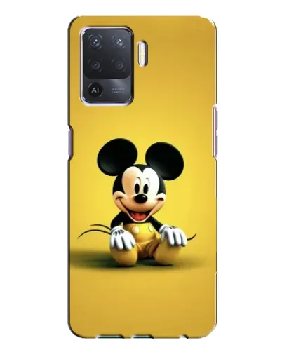 Чехол для OPPO A94 с картинкой «Микки на желтом» Чехол для OPPO A94 с картинкой «Микки на желтом»