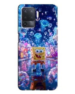 Чехол для OPPO A94 с картинкой «Неоновый океан»