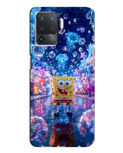 Чехол для OPPO A94 с картинкой «Неоновый океан»