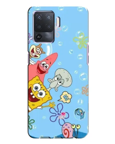 Чехол для OPPO A94 с картинкой «Веселые пузырьки»