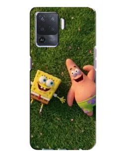 Чехол для OPPO A94 с картинкой «Друзья на лужайке»