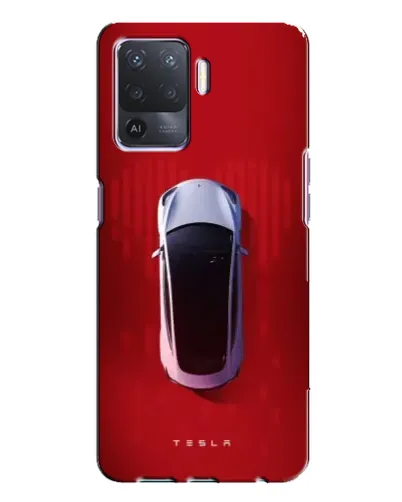 Чехол для OPPO A94 с картинкой «Tesla Top View»