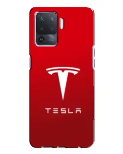 Чехол для OPPO A94 с картинкой «Tesla Red Classic» Чехол для OPPO A94 с картинкой «Tesla Red Classic»
