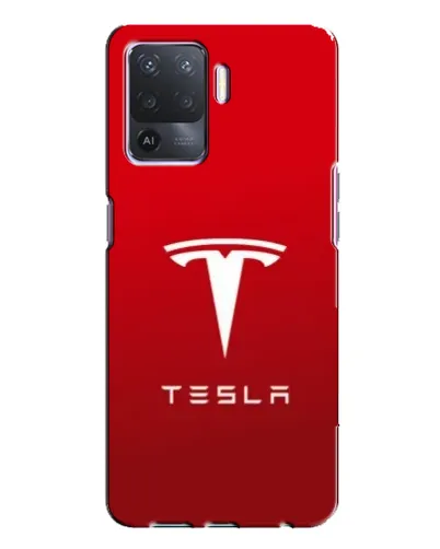 Чехол для OPPO A94 с картинкой «Tesla Red Classic»