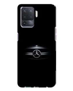 Чехол для OPPO A94 с картинкой «Mercedes — абстрактные линии»