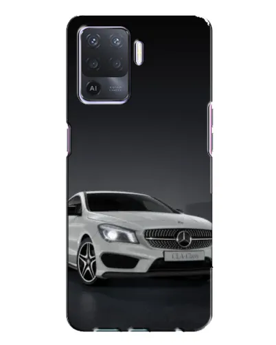 Чехол для OPPO A94 с картинкой «Mercedes AMG GT Silver»