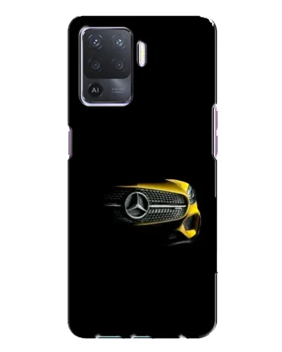 Чехол для OPPO A94 с картинкой «Mercedes — ретро стиль»