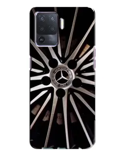 Чехол для OPPO A94 с картинкой «Диск Mercedes»