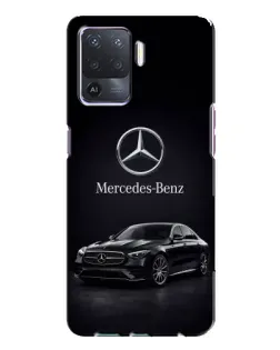 Чехол для OPPO A94 с картинкой «Mercedes — решетка радиатора»