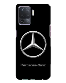 Чехол для OPPO A94 с картинкой «Mercedes Silver Logo»