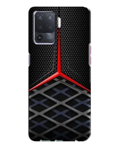 Чехол для OPPO A94 с картинкой «Mercedes Carbon Grid»