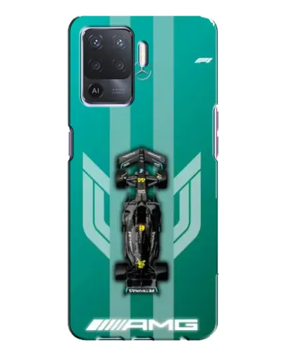 Чехол для OPPO A94 с картинкой «Mercedes AMG Petronas»