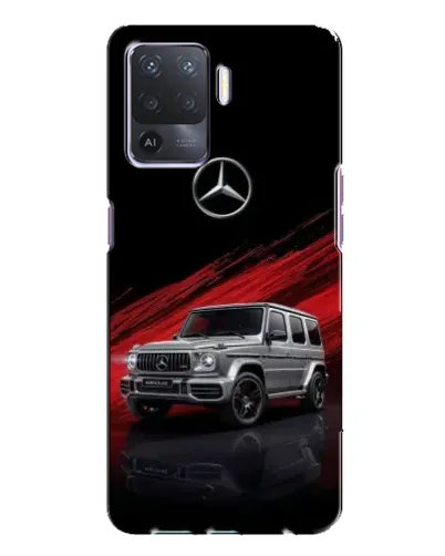 Чехол для OPPO A94 с картинкой «Mercedes G-Class красный»