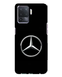 Чехол для OPPO A94 с картинкой «Mercedes классический лого»