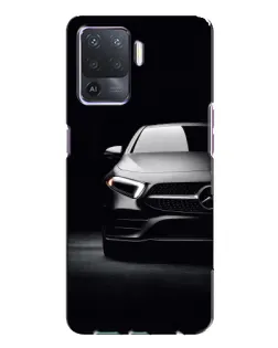 Чехол для OPPO A94 с картинкой «Свет фар Mercedes»