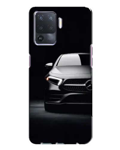 Чехол для OPPO A94 с картинкой «Свет фар Mercedes»