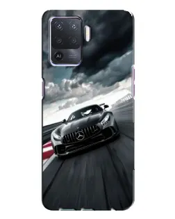 Чехол для OPPO A94 с картинкой «Гоночный Mercedes AMG»