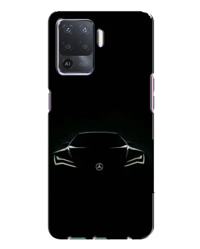 Чехол для OPPO A94 с картинкой «Mercedes — силуэт авто» Чехол для OPPO A94 с картинкой «Mercedes — силуэт авто»