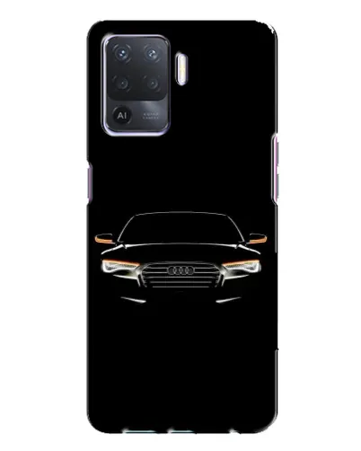 Чехол для OPPO A94 с картинкой «Audi — ночной контур» Чехол для OPPO A94 с картинкой «Audi — ночной контур»