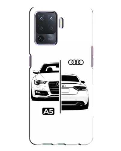 Чехол для OPPO A94 с картинкой «Audi — контрастный дизайн» Чехол для OPPO A94 с картинкой «Audi — контрастный дизайн»