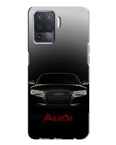 Чехол для OPPO A94 с картинкой «Audi — градиентный контур» Чехол для OPPO A94 с картинкой «Audi — градиентный контур»