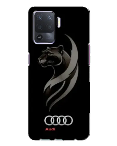 Чехол для OPPO A94 с картинкой «Графика — пантера и Audi» Чехол для OPPO A94 с картинкой «Графика — пантера и Audi»