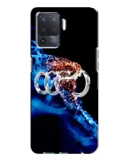 Чехол для OPPO A94 с картинкой «Энергия лого Audi»