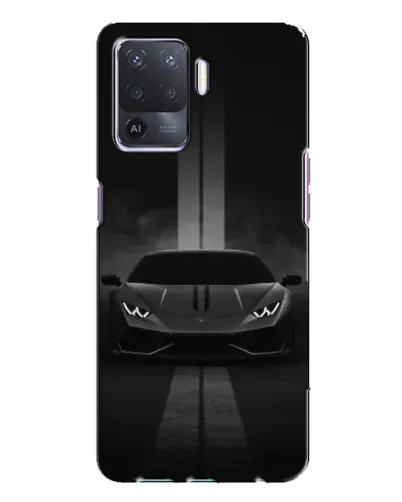Чехол для OPPO A94 с картинкой «Lamborghini симметрия дорог»