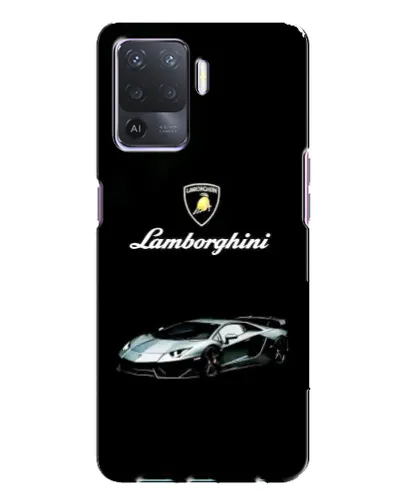 Чехол для OPPO A94 с картинкой «Логотип Lamborghini классика»
