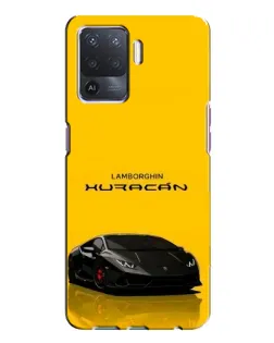 Чехол для OPPO A94 с картинкой «Lamborghini Huracan черный»